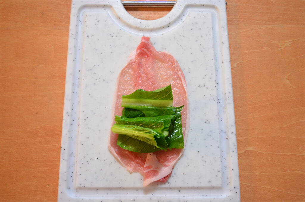 【肉巻きを煮たら…】あっさり料亭味♡「豚肉と小松菜のさっと煮」作ってみた！お出汁が優しい〜【農家の知恵】