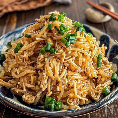 【腸活できちゃう中華】えのき×しらたきで「麻婆春雨」作ってみた！軽やかだけどしっかりコク深マーボーよ♡