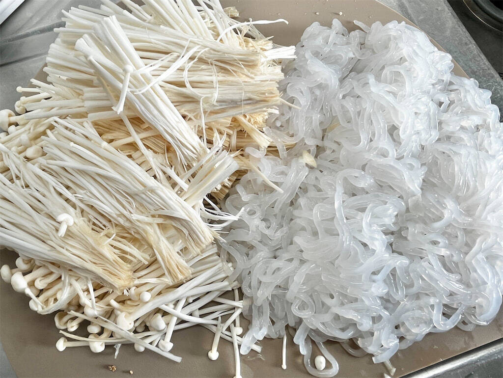 【腸活できちゃう中華】えのき×しらたきで「麻婆春雨」作ってみた！軽やかだけどしっかりコク深マーボーよ♡