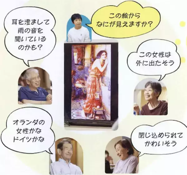 【認知症のふさぎこみをアートで解消】絵画を見ながら語り合う「アートリップ」とは？脳への刺激で会話も増える