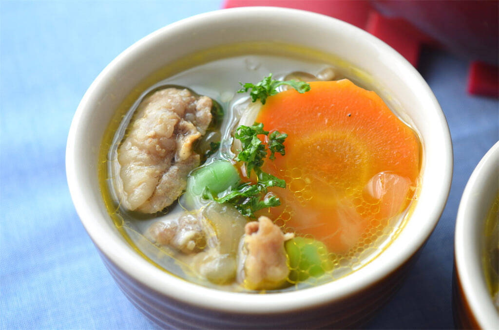 【初心者も成功する牛すじレシピ】圧力鍋ナシで簡単！ぷるぷる絶品「牛すじスープ」作ってみた♪【農家直伝】