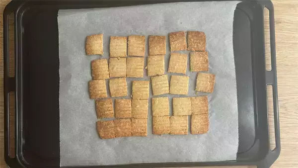 「【生おからでぼりぼりザクザク】止まらない罪な味！「米粉のきらず焼き」は揚げずに簡単♪【元パティシエ直伝】」の画像