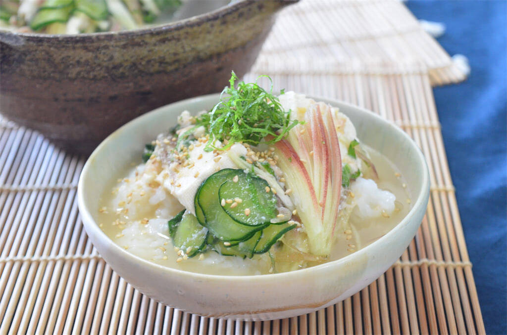 【ツナ缶でお気楽に】「みょうがのシャキシャキ冷や汁」作ってみた！缶汁丸ごとで旨味とコクが染みわたる～♡
