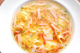 「【喉を労わるカニカマ餡】のどごしとろん♡「ふわふわ卵のあんかけ」作ってみた！秘訣はマヨネーズだって♪」の画像10