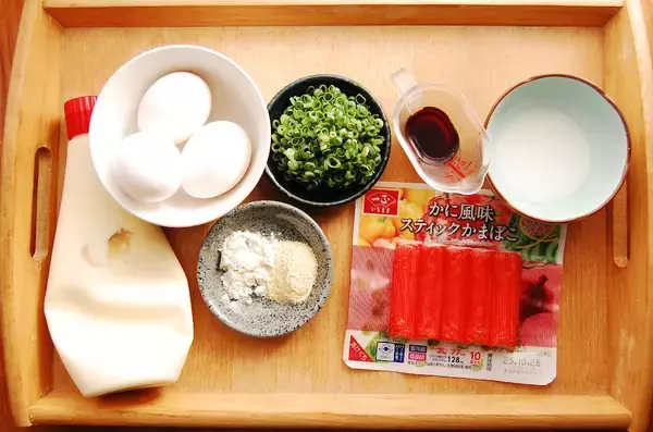 「【喉を労わるカニカマ餡】のどごしとろん♡「ふわふわ卵のあんかけ」作ってみた！秘訣はマヨネーズだって♪」の画像