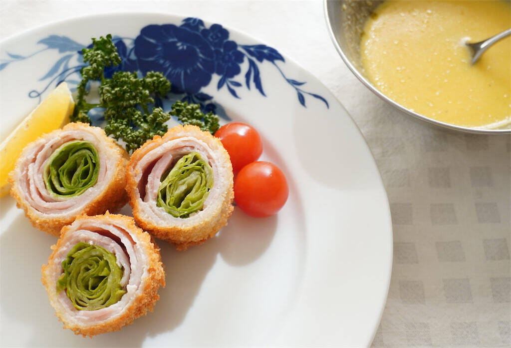 発想の勝利！「シーザーサラダのフライ」作ってみた♪揚げてるのにシャキシャキってどゆこと!?【農家直伝】