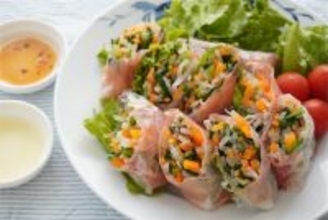 【シャキシャキ特化】ニラともやしで「食感やみつき生春巻き」作ってみた！生ハムで旨味マシマシ♪【農家直伝】