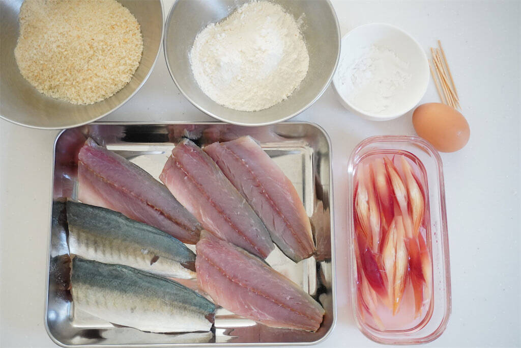 【農家の最強アジフライ】「甘酢みょうが」巻いてロール状に揚げる！ふっくら感と酸味がイイね♪【農家直伝】