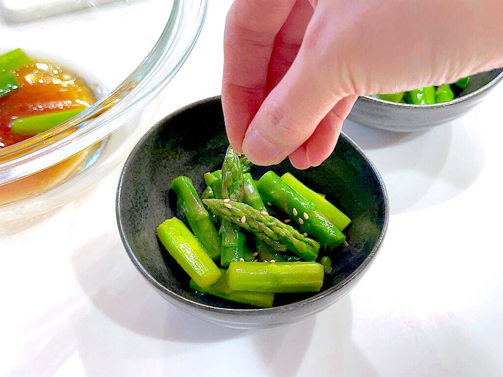 【新発見】アスパラは「酢の物」が一番化ける！シャキ＆プリッな食感オモロ♡旨味を逃がさない農家流の裏ワザも