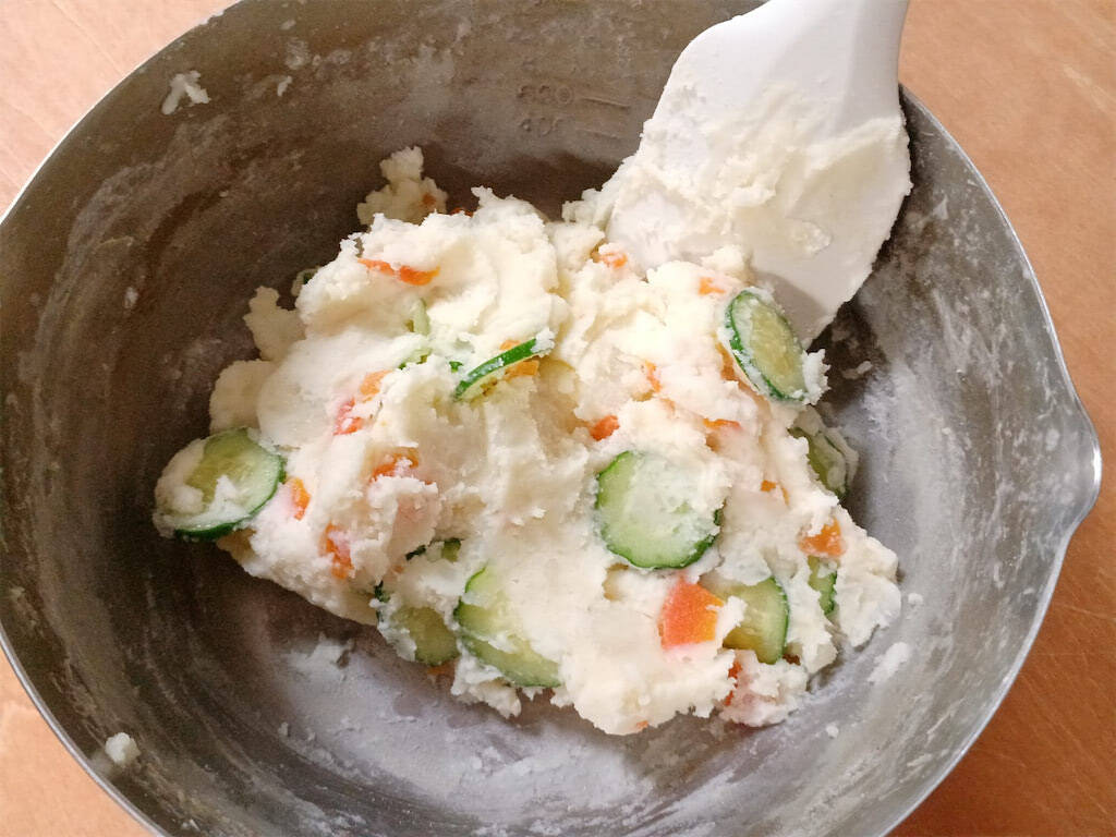 ノンオイルで超コク甘♡「ミルクポテトサラダ」作ってみた！え、じゃがいもを牛乳で煮る!?【農家直伝】