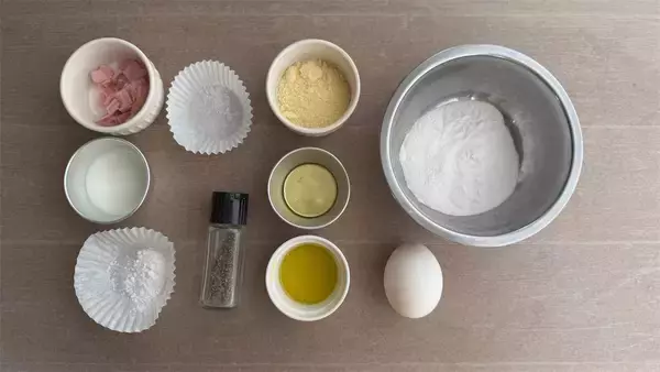 「あの大人気パスタをマフィンに!?チーズ濃厚な「米粉のカルボナーラマフィン」作ってみて！【元パティシエ直伝】」の画像