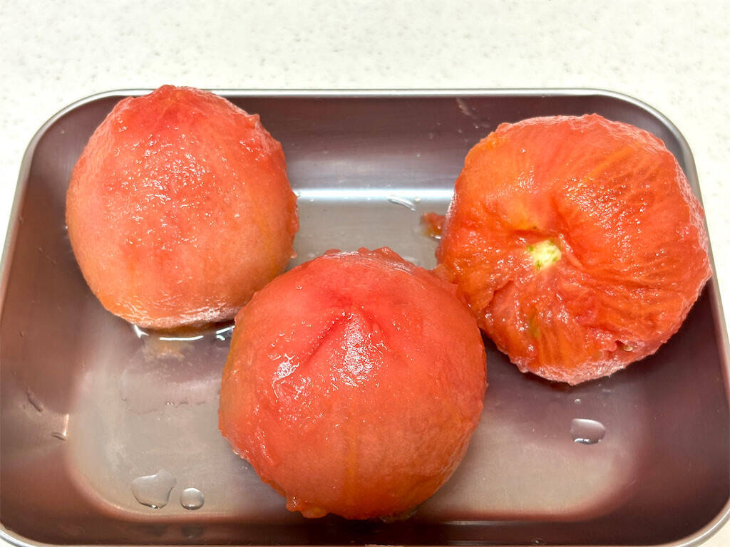 【昭和のトマトスープ】揚げじゃがクルトンが絶品すぎる！トマトを煮込むのは「和風だし」だって!?