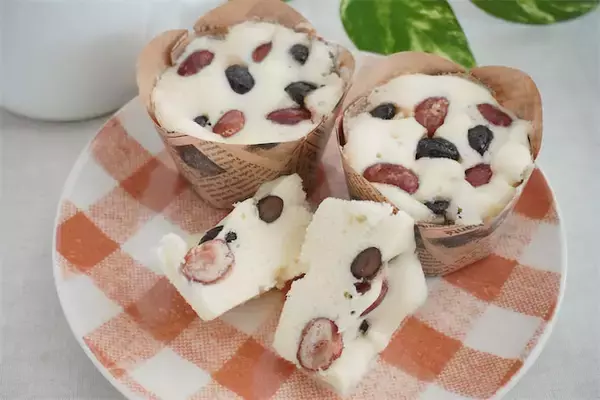 【レンチン3分！】余った煮豆が絶品おやつに大化けする「蒸しパン」作ってみた！ふんわり素朴♡【農家直伝】
