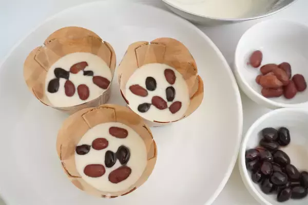 「【レンチン3分！】余った煮豆が絶品おやつに大化けする「蒸しパン」作ってみた！ふんわり素朴♡【農家直伝】」の画像