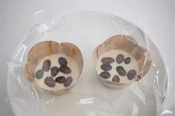 「【レンチン3分！】余った煮豆が絶品おやつに大化けする「蒸しパン」作ってみた！ふんわり素朴♡【農家直伝】」の画像