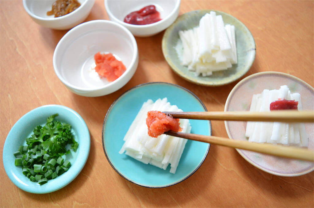 ちょい乗せで秒速！「長芋いろいろ和え3種」作ってみた！シャキシャキ食感でご飯泥棒なの♡【農家直伝】