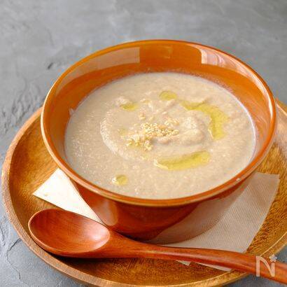 【ごぼう×かぶの極上コンビ】寒い朝に嬉しすぎる「根菜ポタージュ」作ってみた！豆乳ベースでまろやかに潤う♡
