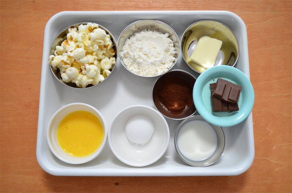 【腸活スイーツ】「食物繊維たっぷりポップコーン」でチョコブラウニー作ってみた！レンチン一発♪【企業公式】