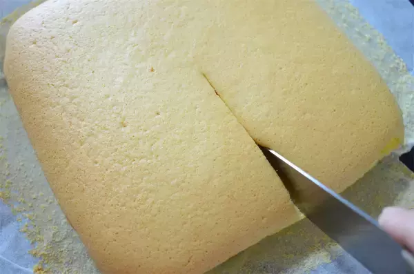 「【天ぷら粉であのカステラを!?】驚異のふわシュワ食感「台湾カステラ」作ってみた！ホントにできたぞ…！」の画像
