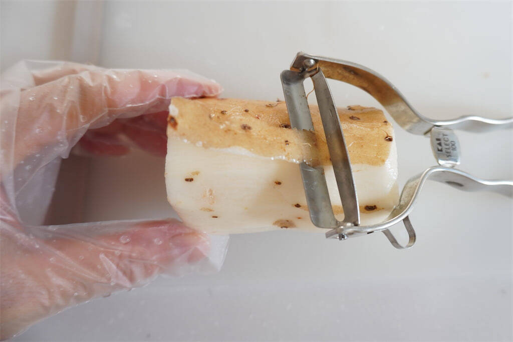 【えっ、長芋の輪切りを!?】食感サクサク「オープンオムレツ」作ってみた！お砂糖入れて甘めに仕上げて♪