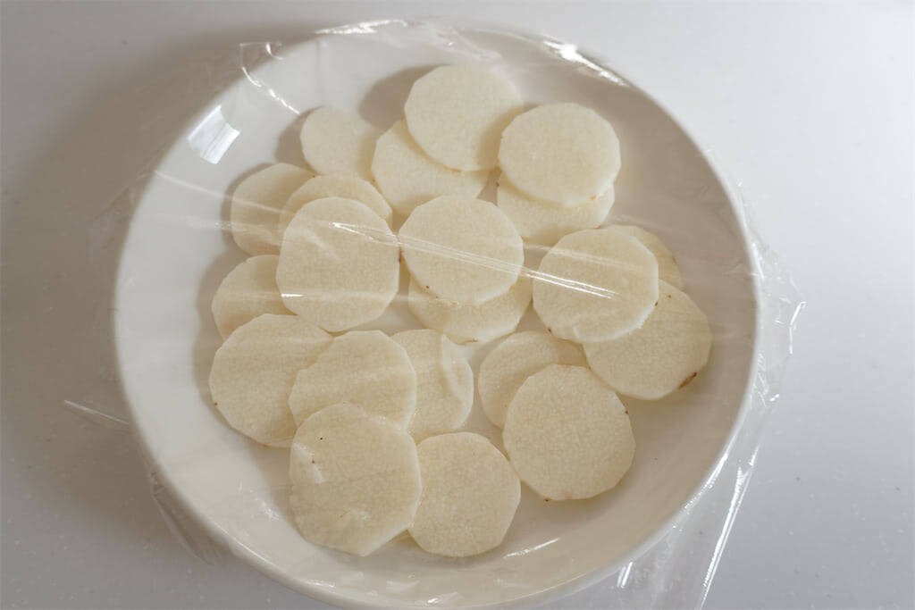 【えっ、長芋の輪切りを!?】食感サクサク「オープンオムレツ」作ってみた！お砂糖入れて甘めに仕上げて♪