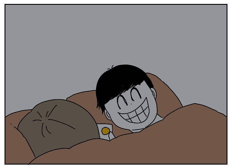 【謎すぎるナイトルーティン】わが家の就寝時は〇〇するのが鉄則！いつになったら寝れるのか!?【momoの漫画】