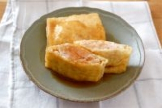 挽き肉に“おろし”を和えた肉ダネはふわふわ♡お揚げに詰めて「あんかけ鶏大根蒸し」作ろう！痩せる系