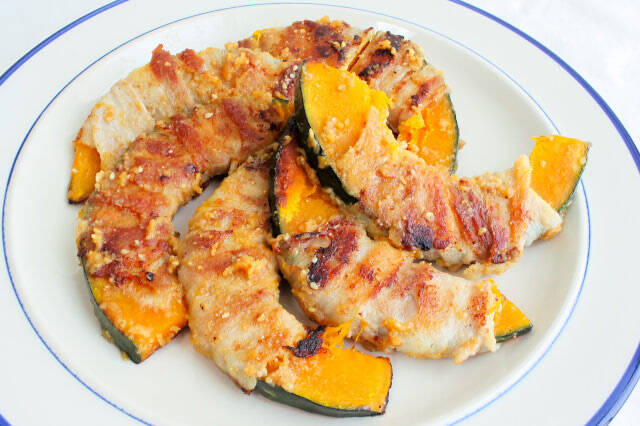 【コールドスタート調理】なら焦げない・生焼けしない！「かぼちゃの豚巻き」を冷たいフライパンから焼いてみた