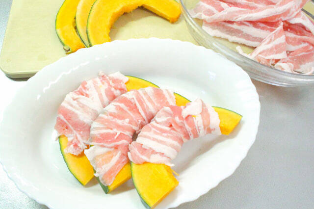 【コールドスタート調理】なら焦げない・生焼けしない！「かぼちゃの豚巻き」を冷たいフライパンから焼いてみた