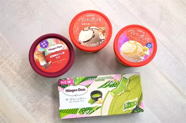 「【今日はどれでリラックスする？】編集部おすすめ「お茶アイス」4選を徹底レポ♪濃厚抹茶や話題のアジア系も！」の画像