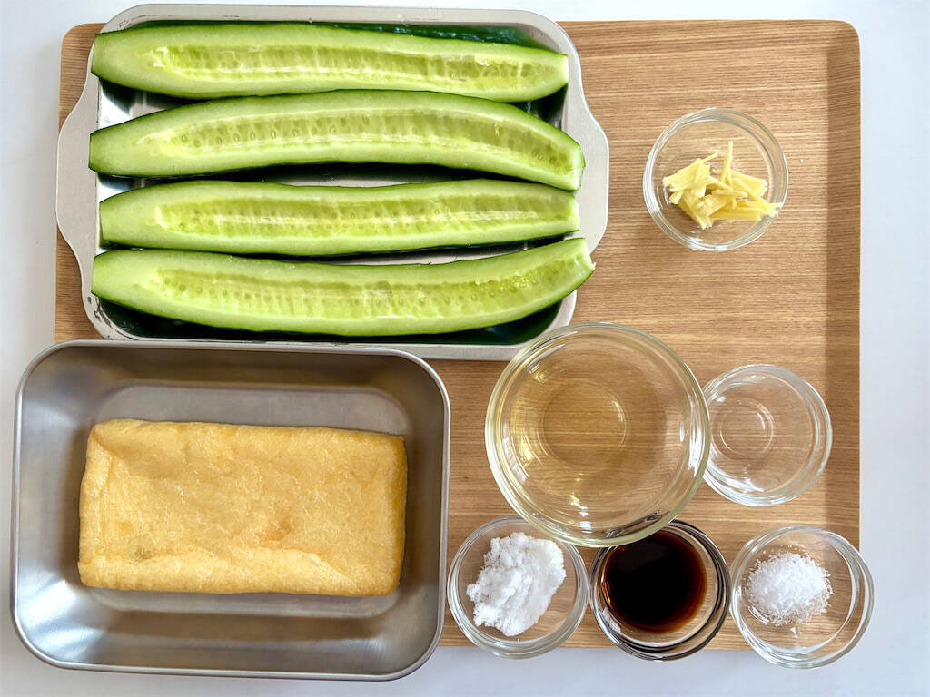 【90年前のおかず再現】普通の酢の物と思いきや!?昭和の知恵満載「キュウリと油揚げの酢もみ」作ってみた！