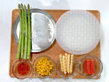 「【旬のアスパラ】でシャキプリ食感の「生春巻き」作ろう！かにカマ・チーズ・コーン入りで子どもの箸止まらん♡」の画像2