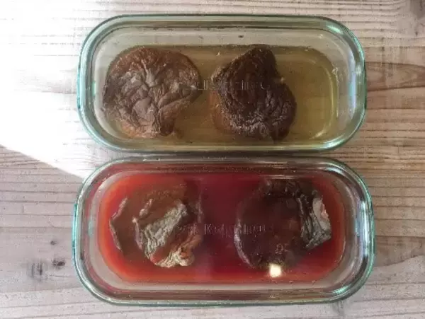 「【料理の裏ワザ】干し椎茸を水で戻さない方がいい？イタリアンにするなら「トマトジュース」なんです！」の画像