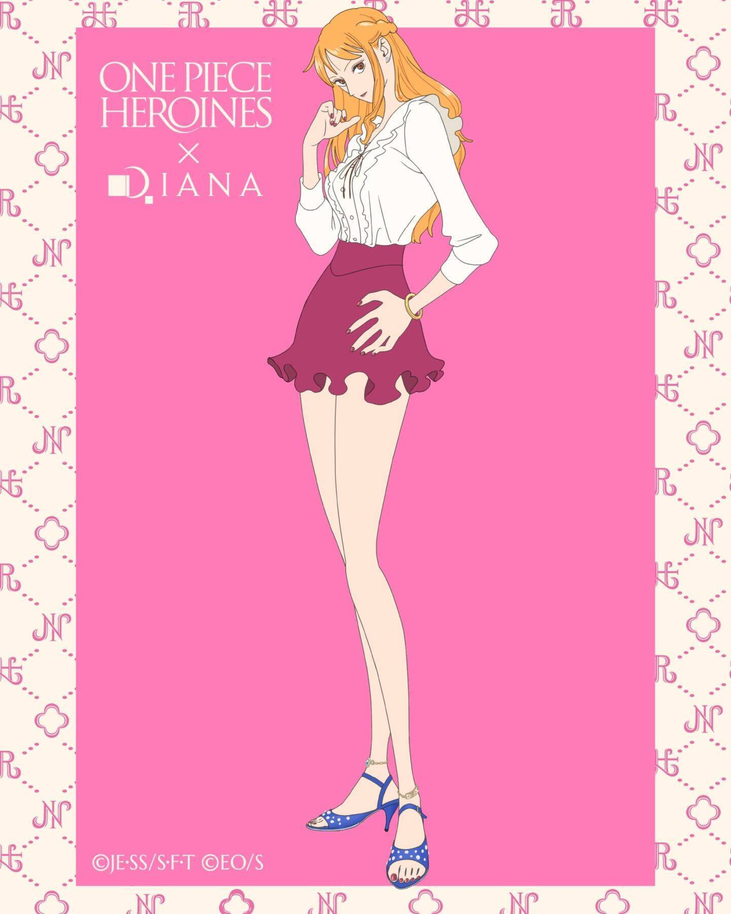 『ONE PIECE HEROINES』×ダイアナ初コラボ！ナミの「戦える靴」がサンダルで7月6日発売
