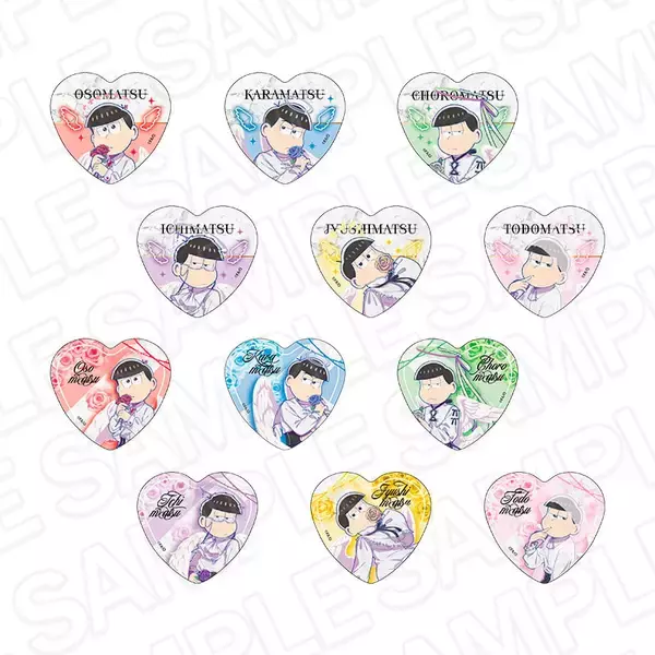 「『おそ松さん』POP UP SHOPが7月3日開催！天使コーデの描き下ろしアクスタ・カンバッジ・チャームが登場」の画像