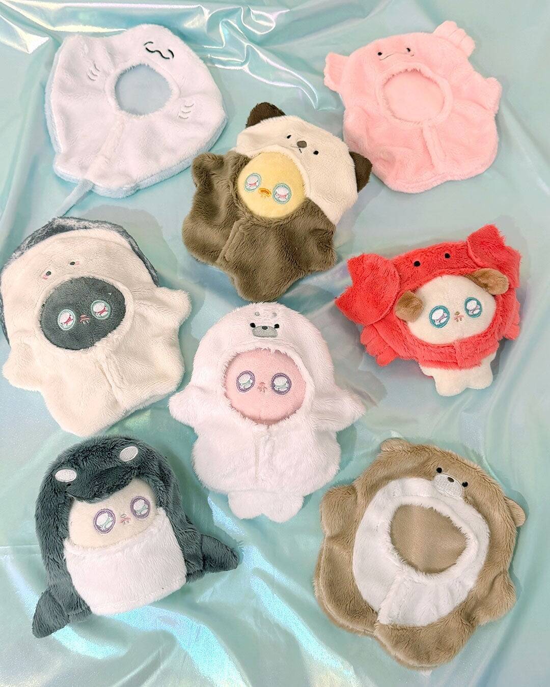サンキューマート「海の生きもの」推し活グッズ第3弾が8月上旬発売！シャチ着ぐるみやメンダコのぬいカードホルダーが登場