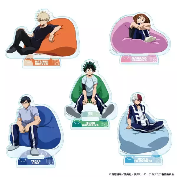 「「ヒロアカ×ドンキホーテ」爆豪らのくつろぐ姿に癒される！ぬいやアクスタなど発売に「絶対ゲトる」」の画像