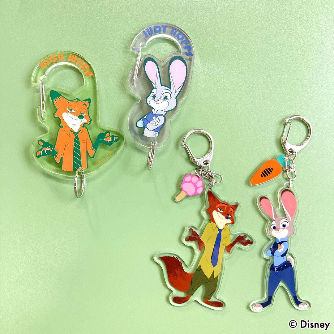 「ズートピア×サンキューマート」2月上旬よりコラボグッズ発売！アクキーなど全24アイテム展開