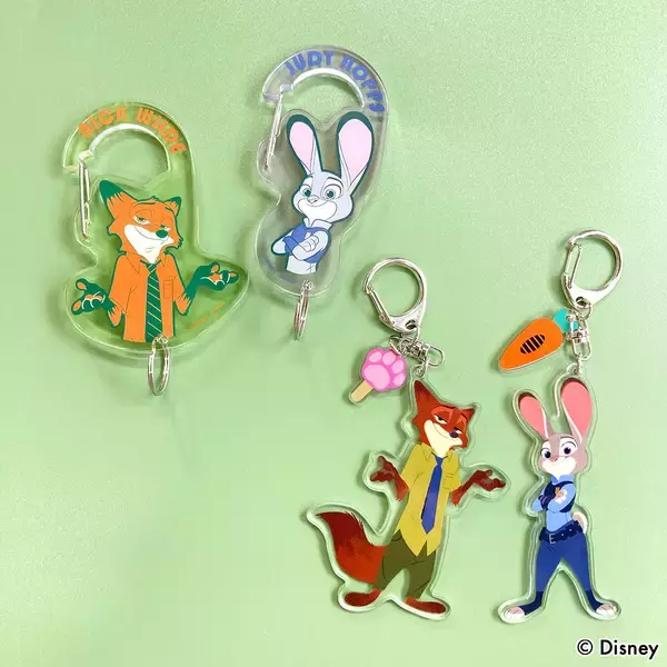 「「ズートピア×サンキューマート」2月上旬よりコラボグッズ発売！アクキーなど全24アイテム展開」の画像