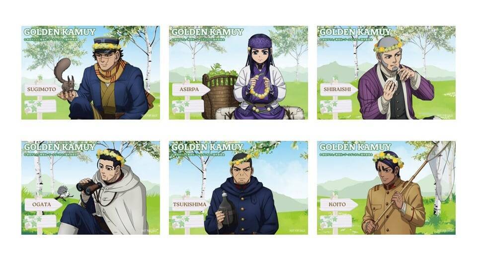 『ゴールデンカムイ』×TOPPA!!! BASE AKIBAコラボ第二弾が4月2日スタート！「野山あそび」テーマの描き下ろしグッズ＆フォトブースが登場