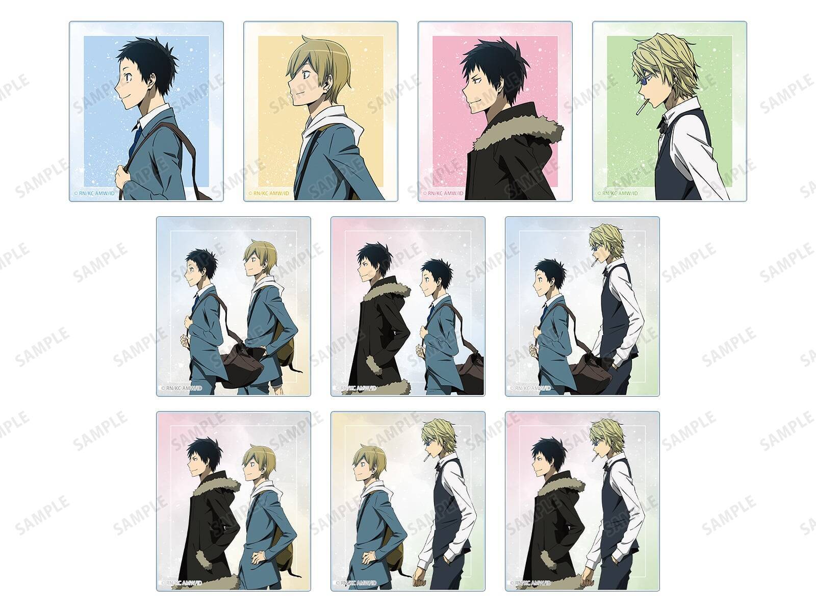 臨也と静雄の背中が尊い♪『デュラララ!!×２』POP UP SHOPが渋谷で8月28日開催！描き下ろしグッズ先行販売