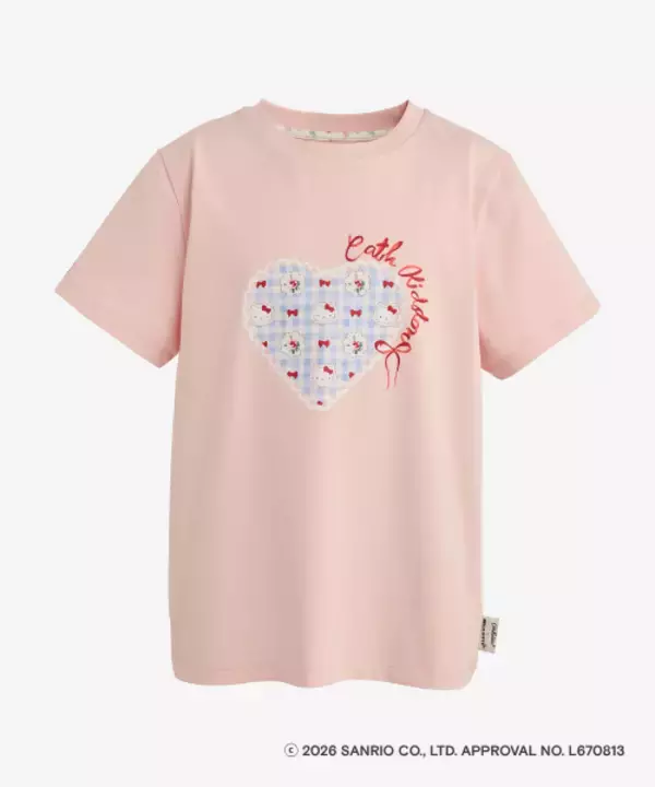 「「ハローキティ×キャス キッドソン」コラボ第2弾が6月5日発売！接触冷感Tシャツやフリルトート、文具も初登場」の画像