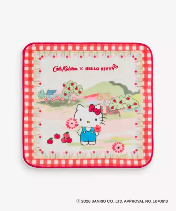 「「ハローキティ×キャス キッドソン」コラボ第2弾が6月5日発売！接触冷感Tシャツやフリルトート、文具も初登場」の画像