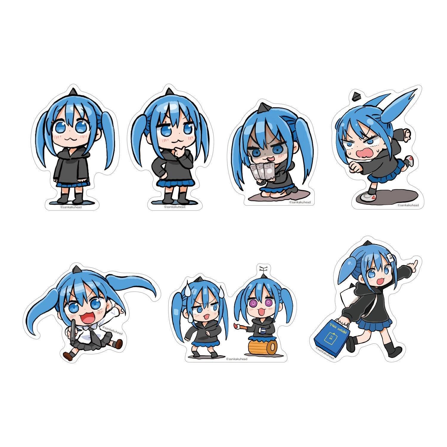 『サンカクヘッド×ヴィレッジヴァンガード』コラボグッズが受注販売中！描き下ろしさんかくちゃんが可愛い