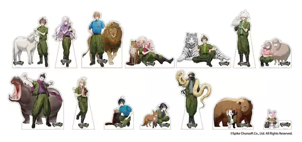 「「ダンガンロンパ×東武動物公園」コラボが7月4日開催！飼育係姿の苗木たちが動物と戯れる描き下ろしイラストが登場」の画像