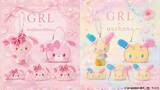 「「サンリオ×GRL」ぼんぼんりぼん＆ウサハナの新作グッズが発売！もこもこマスコットやお顔ポーチが可愛すぎ」の画像1