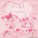 「「サンリオ×GRL」ぼんぼんりぼん＆ウサハナの新作グッズが発売！もこもこマスコットやお顔ポーチが可愛すぎ」の画像3
