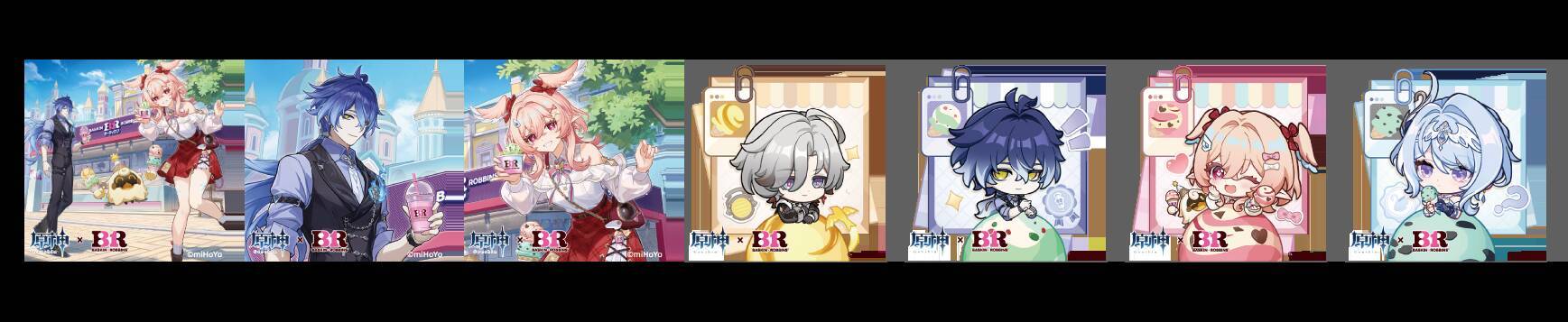 「原神×サーティワン」限定衣装のフリンズ＆リンネアがアクスタに♪初コラボが9月8日スタート