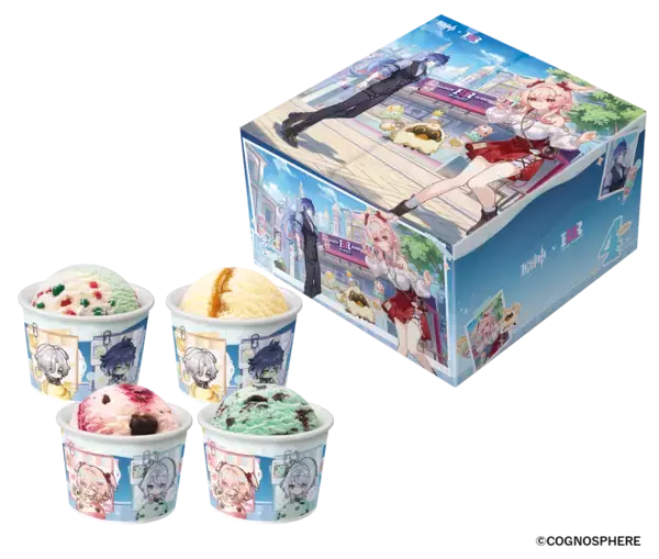 「「原神×サーティワン」限定衣装のフリンズ＆リンネアがアクスタに♪初コラボが9月8日スタート」の画像