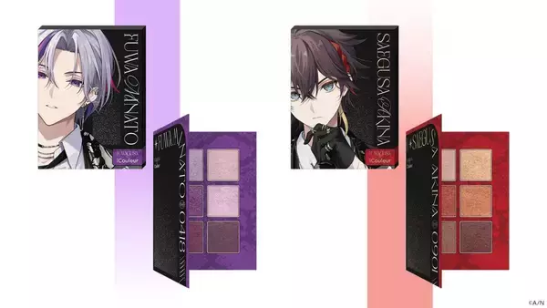 「「ふわぐさ×iCouleur」コラボコスメが5月11日から受注開始！不破湊＆三枝明那の撮り下ろしビジュアルでアイシャドウ・アクスタが登場」の画像